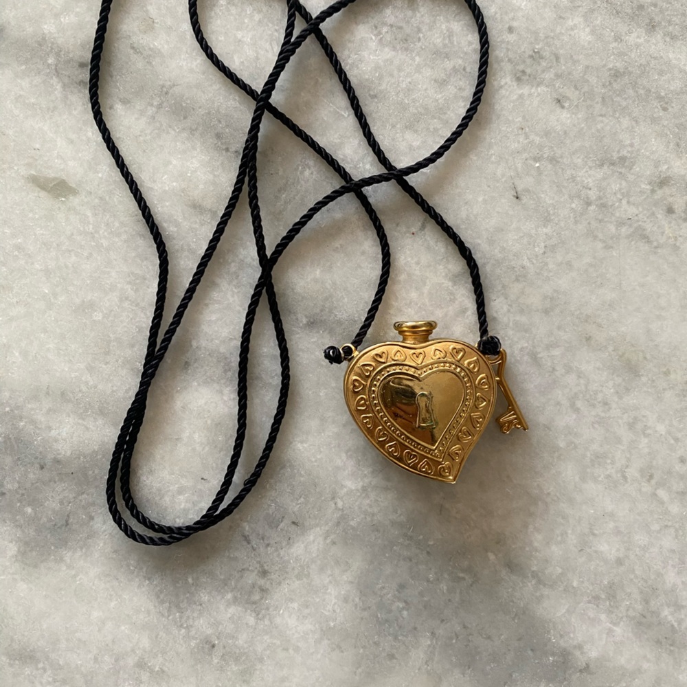 Victorias Secret Locket perfume bottle necklace